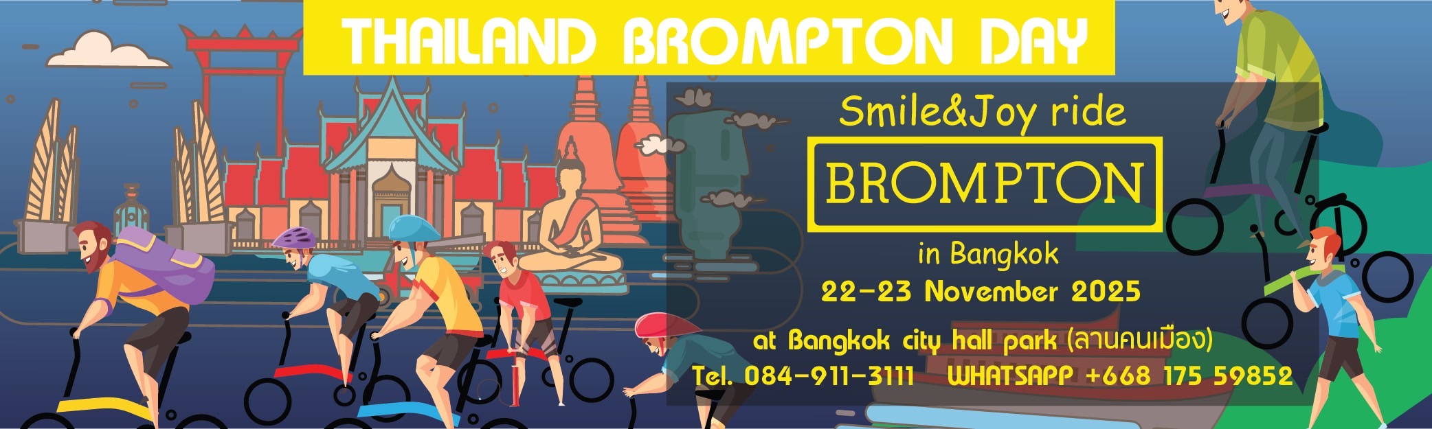 Thailand Brompton (Smile & Joy Ride in Bangkok 2025)